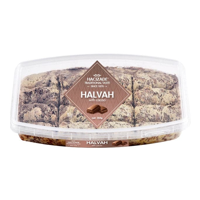 Halva with cacao Halvah Helva | Hacizade | 350GR -