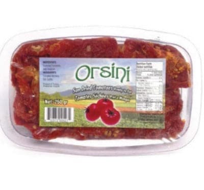 Orsini Sun Dried Tomatoes Vacuum Tray - 200 gr - TurkishMart