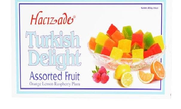 Turkish Delight Candy | Assorted Fruit | Lokum | 454g -