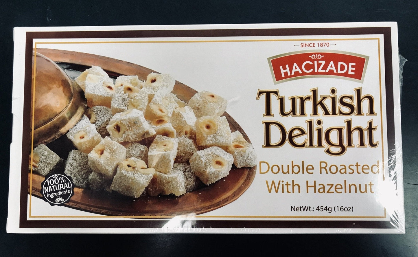 Turkish Delight Store Hazelnut Lokum 454g