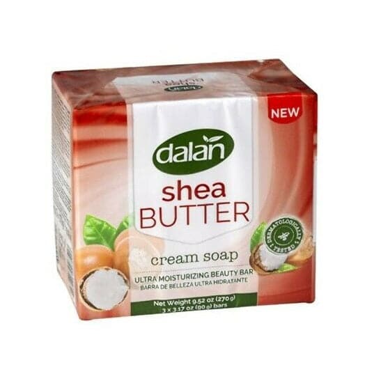Shea butter | soap | Moisturising | Dalan | 3 x 90g - TurkishMart