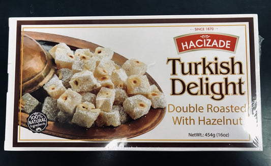 Turkish Delight Store Hazelnut Lokum 454g 